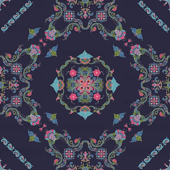 Rosemaling tile
