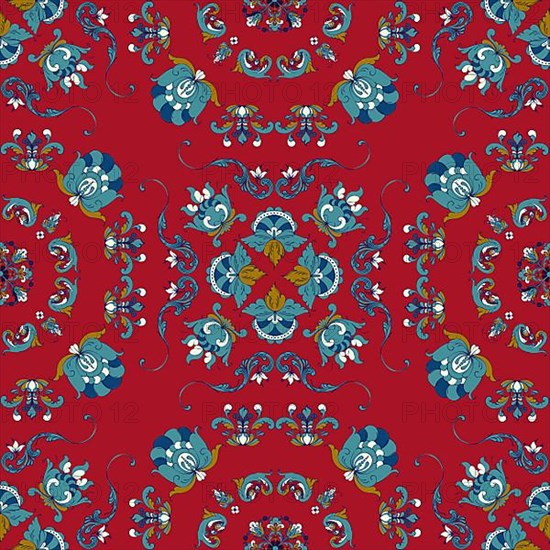 Rosemaling tile