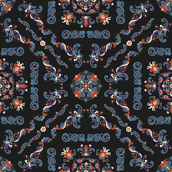 Rosemaling tile