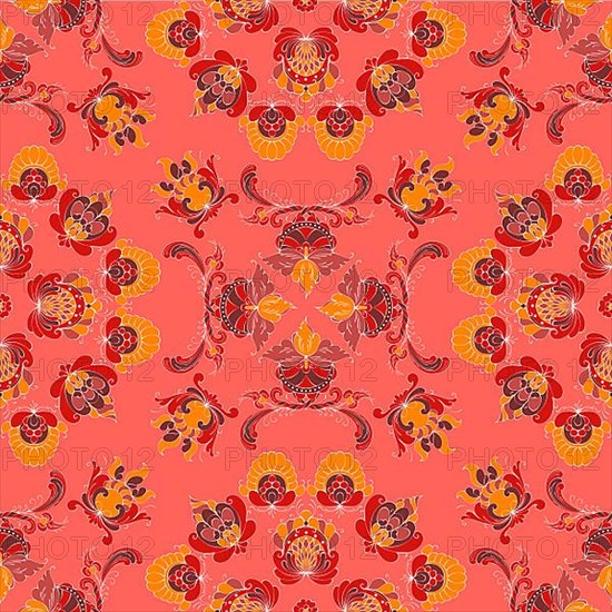 Rosemaling tile