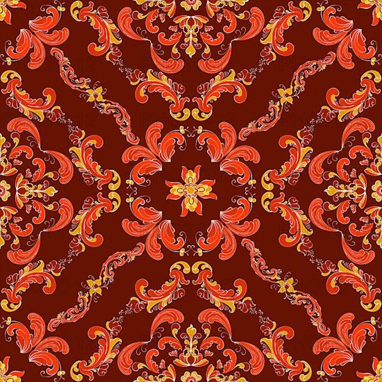 Rosemaling tile