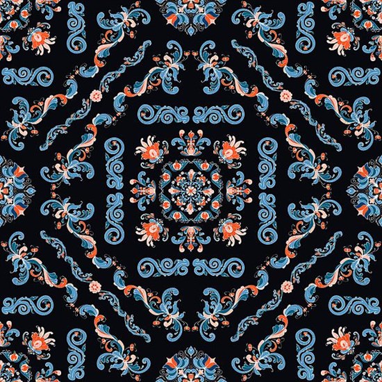 Rosemaling tile