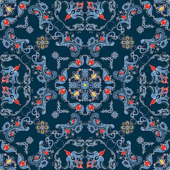 Rosemaling tile