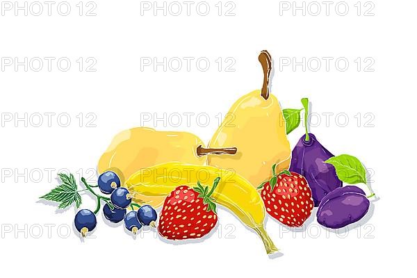 Still life of fruit