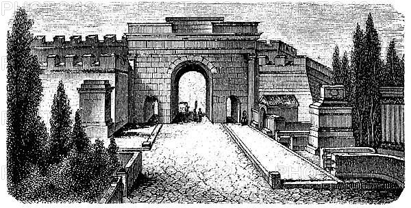 Tomb Road and Herculan Gate