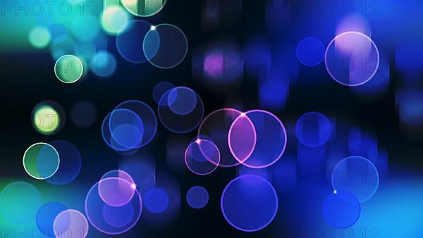 Beautiful bokeh with multi colors