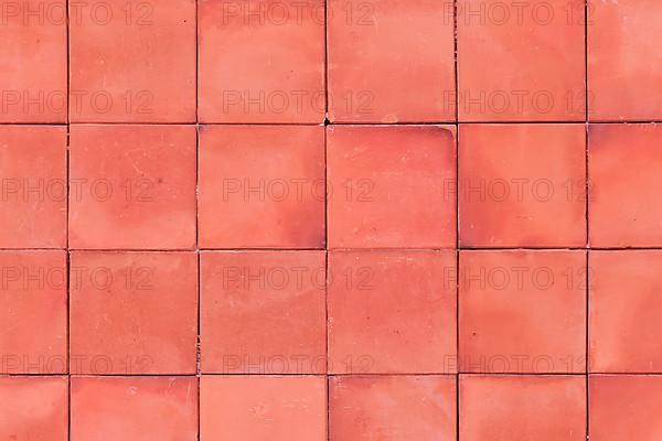 Red small rectangular tiles background