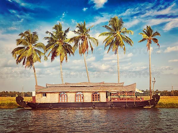 Kerala India tourism travel concept background
