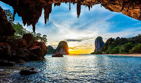 Tropical holidays beach vacation in Thailand tourism concept