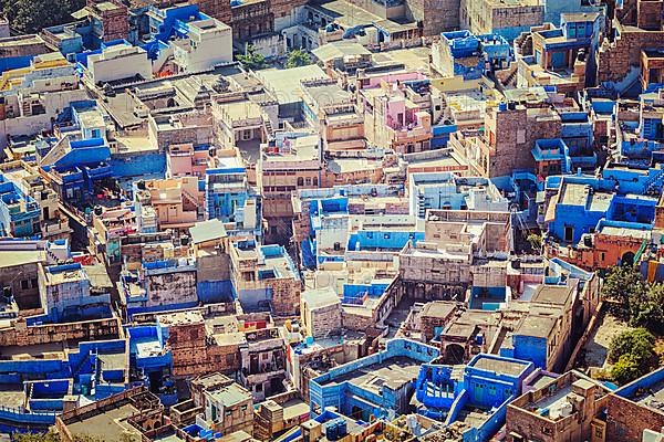 Vintage retro effect filtered hipster style image of Jodhpur