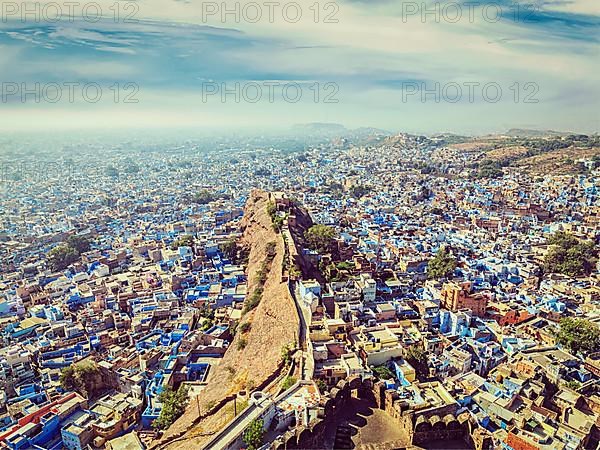 Vintage retro effect filtered hipster style image of Jodhpur