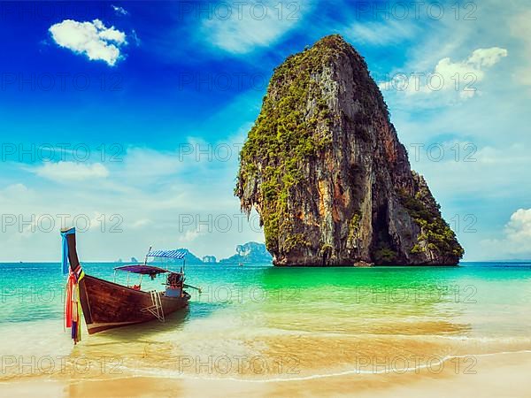 Thailand tropical vacation concept background