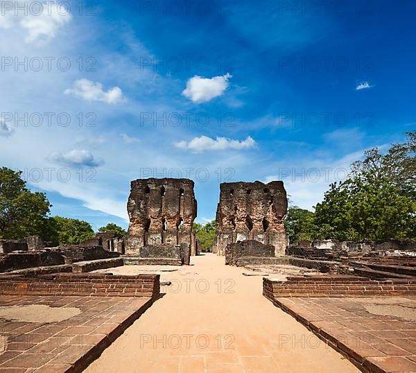 Ancient Royal Palace ruins. Pollonaruwa