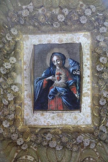 Madonna painting in the interior