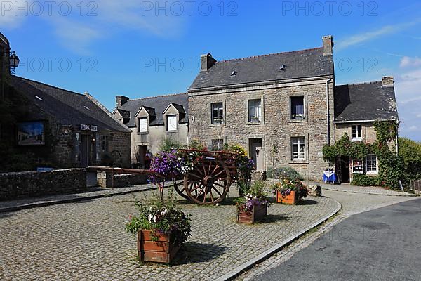 Houses in the medieval village of Locronan