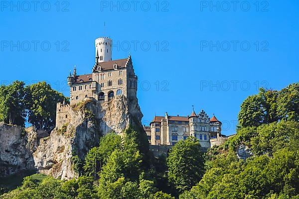 Lichtenstein Castle with Gerobau