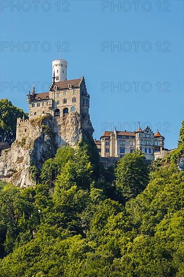 Lichtenstein Castle with Gerobau