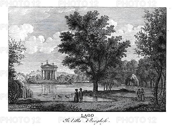 Lago in villa borghese