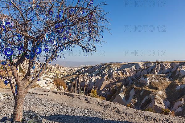 Tree with Nazar amulets