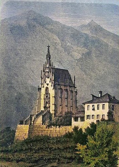 Funeral chapel of Archduke Johann at Schenna Castle near Merano