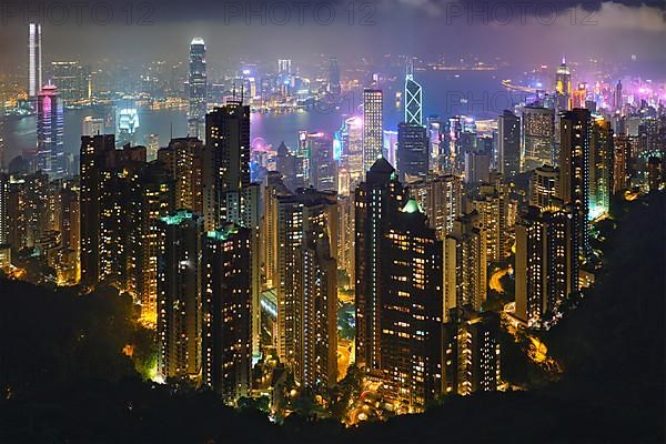 Famous view of Hong Kong