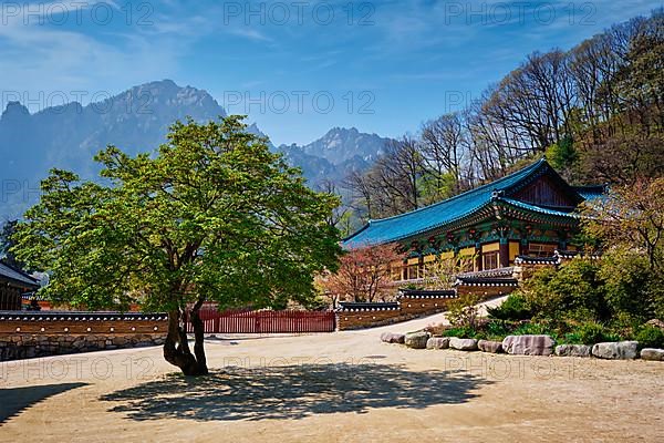 Sinheungsa Buddhist temple in Seoraksan National Park