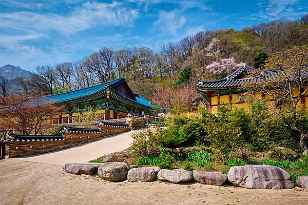 Sinheungsa Buddhist temple in Seoraksan National Park