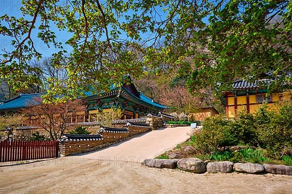 Sinheungsa Buddhist temple in Seoraksan National Park