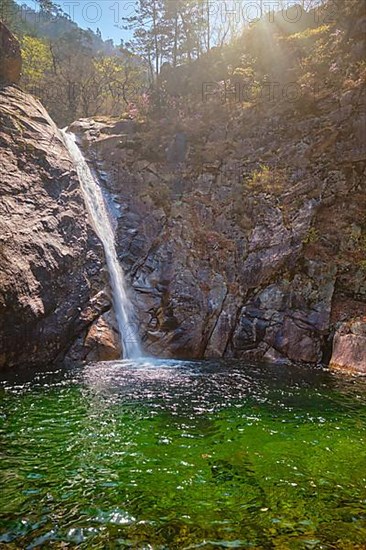 Biryong Falls Waterfall in Seoraksan National Park