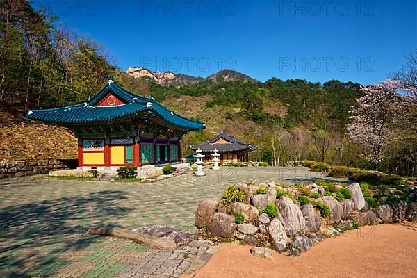 Sinheungsa Buddhist temple in Seoraksan National Park