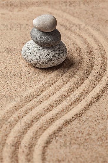 Japanese Zen stone garden