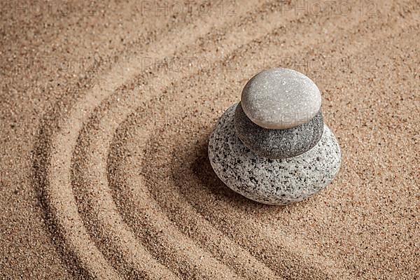 Japanese Zen stone garden