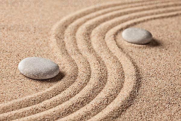 Japanese Zen stone garden