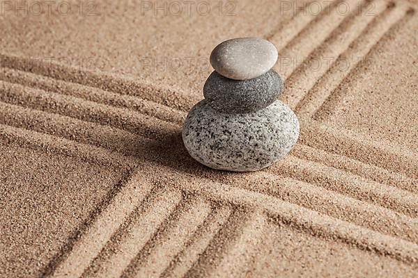 Japanese Zen stone garden