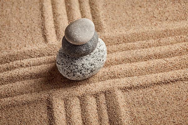 Japanese Zen stone garden