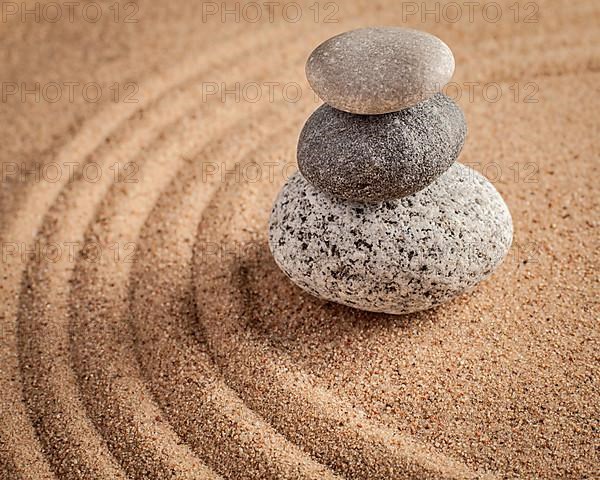 Japanese Zen stone garden