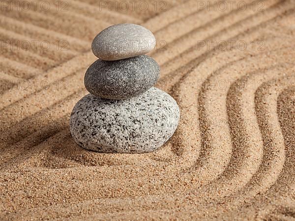 Japanese Zen stone garden