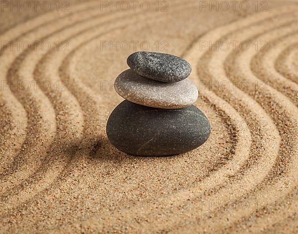 Japanese Zen stone garden