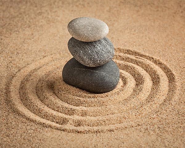 Japanese Zen stone garden