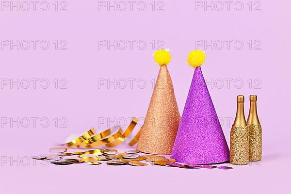 Glittering party hat