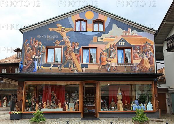 Shop of a wood carver