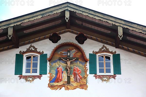 Lueftlmalerei on the building of the Hotel Alte Post