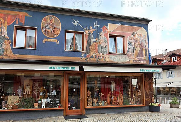 Shop of a wood carver