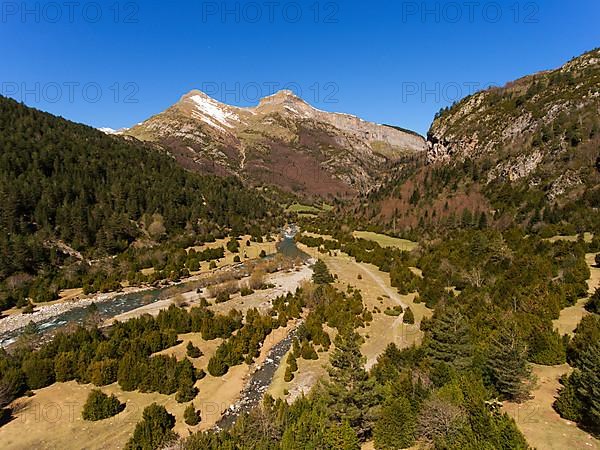 Spring in the Valle de Bujaruelo in the Central Pyrenees