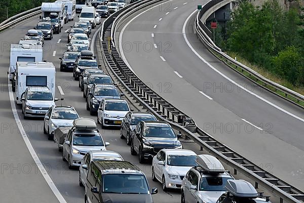 Congestion Gotthard road tunnel Wassen