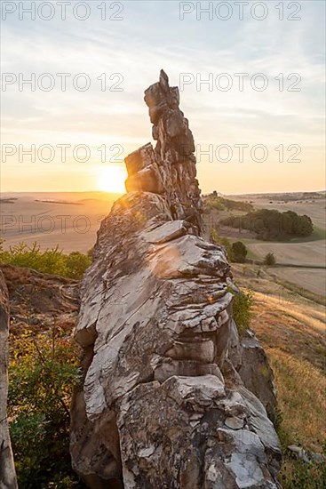 Sunset at the Teufelsmauer