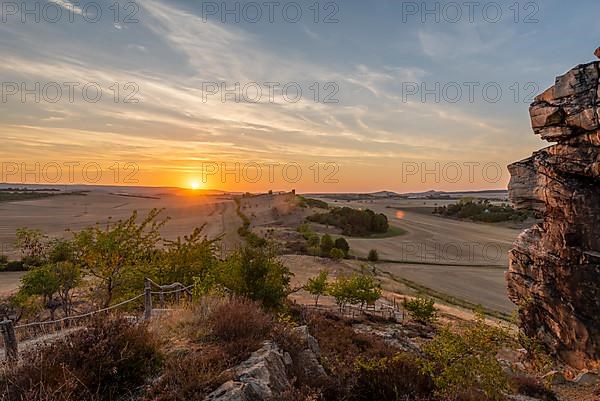 Sunset at the Teufelsmauer