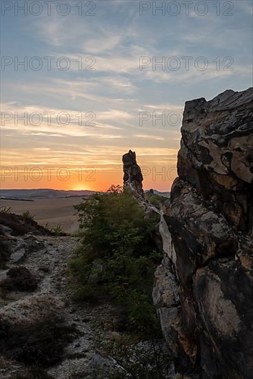 Sunset at the Teufelsmauer