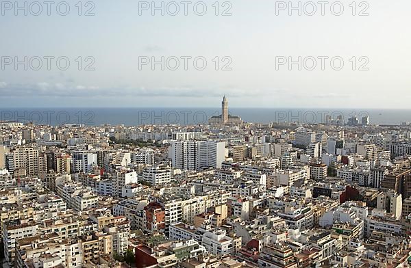 City view with Hassan II Mosque