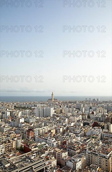 City view with Hassan II Mosque